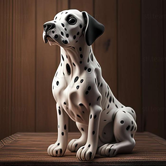 3D модель Далматинская собака (STL)